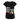 Vintage-T-shirt dam - svart