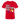 Klassisk T-shirt med V-ringning herr - röd