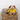 MiniFeet® hund Helge - solgul