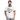 Kontrast-T-shirt herr - vit/svart