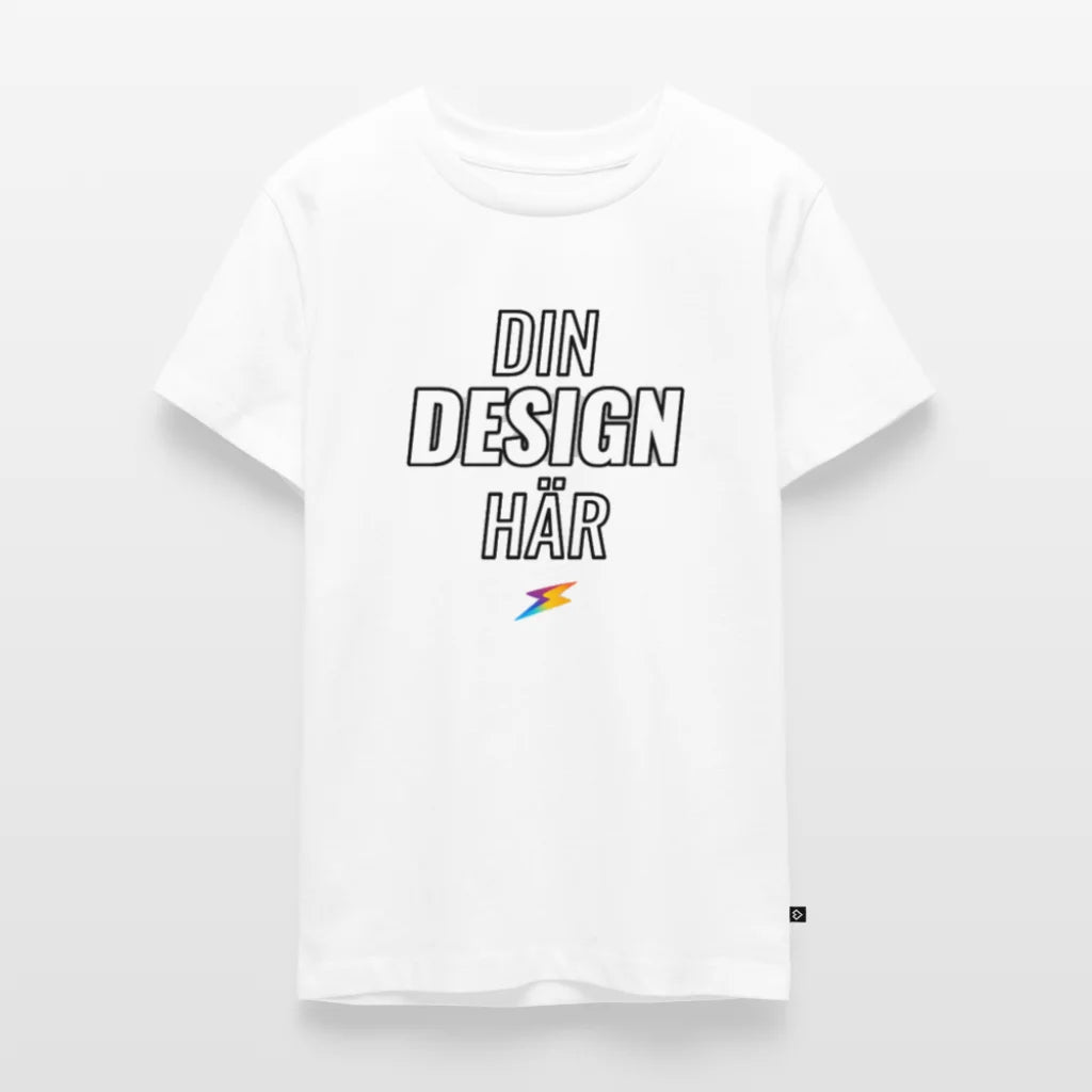 Designa premium-t-shirt tonåring - tryck enkelt online – Printbolt
