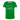 Kontrast-T-shirt herr - grön/vit 