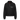 Ekologisk sweatshirt dam med kort dragkedja från SPREAD - svart