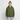 Kraftig oversize-luvtröja unisex med dragkedja - kaki