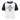 Baseboll-T-shirt barn - vit/marinblå