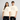 Kraftig oversize-T-shirt unisex - krämfärgad