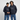 Kraftig oversize-luvtröja unisex - marinblå