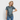 Premium-T-shirt unisex med batikmönster - svart/blå