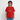 Ekologisk Premium-T-shirt oversize ungdom - röd