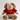 MiniFeet® hund Helge - röd