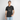 Ekologisk T-shirt med V-ringning herr - antracitmelerad