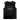 Ekologisk ärmlös T-shirt dam - svart