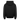 Kraftig oversize-luvtröja unisex - svart