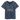 Ekologisk premium-T-shirt barn med heltäckande mönster - marinblå/flerfärgade hjärtan
