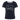 Kontrast-T-shirt dam - marinblå/vit 