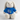 MiniFeet® RecycelHase® krämfärgad - kungsblå