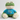 MiniFeet® groda Torge - atollblå