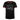Kontrast-T-shirt herr - svart/trefärgad