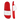 Badtofflor barn - röd