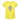 T-shirt med rynkning flicka - gul