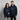 Oversize-luvtröja unisex från Stanley/Stella - marinblått