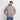 Kraftig oversize-luvtröja unisex med dragkedja - brungrå