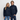 Ekologisk sweatshirt unisex med dragkedja från Stanley/Stella - marinblått