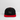 Snapbackkeps - svart/röd