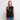 Ekologisk ärmlös T-shirt dam - svart