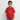 Ekologisk Premium-T-shirt oversize barn - röd
