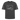Premium-T-shirt unisex i oversize med tvättad effekt - svart syratvättad