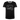 Kontrast-T-shirt herr - svart/vit