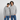 Kraftig oversize-luvtröja unisex - gråmelerad