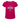 T-shirt med rynkning flicka - fuchsia