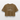 Ekologisk oversized croppad premium-T-shirt dam - nötbrun