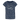 Ekologisk premium-T-shirt dam med heltäckande mönster - marinblå/flerfärgade hjärtan