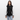 Collegesweatjacka - svart/vit