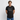 T-shirt herr med lång passform - svart