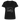 Ekologisk T-shirt med V-ringning dam - svart