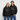 Kraftig oversize-luvtröja unisex - svart