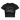 Croppad T-shirt - svart