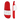 Badtofflor dam - röd