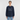 Ekologisk långärmad oversize-T-shirt unisex - marinblå