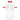 Kontrast-T-shirt herr - vit/röd 