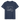 Tung bomulls-T-shirt barn - marinblå