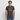 T-shirt herr med lång passform - kolgrå