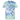 Premium-T-shirt unisex med batikmönster - spiralblå