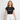 Croppad T-shirt - svart