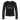 Ekologisk långärmad T-shirt dam med smal passform - svart