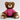 MiniFeet® RecycelBär® brun - rosa